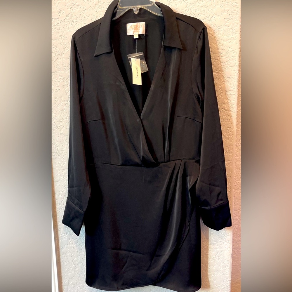 🌷Francesca’s + Aubrey Park Woman’s Black Mini Dress NWT Retails: $68